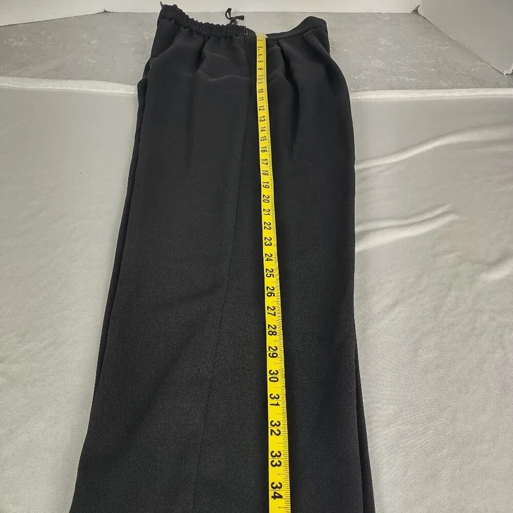 Jessica Howard Black Beaded Collar 2 Pc Pant Suit Formal Career Petite 4 - Picture 9 of 14